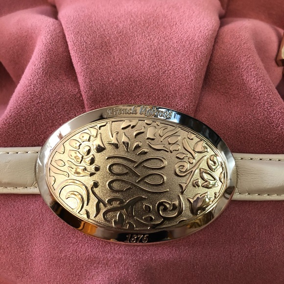 Lancel Brigitte Bardot Pink Suede Tote Bag - Picture 6 of 11